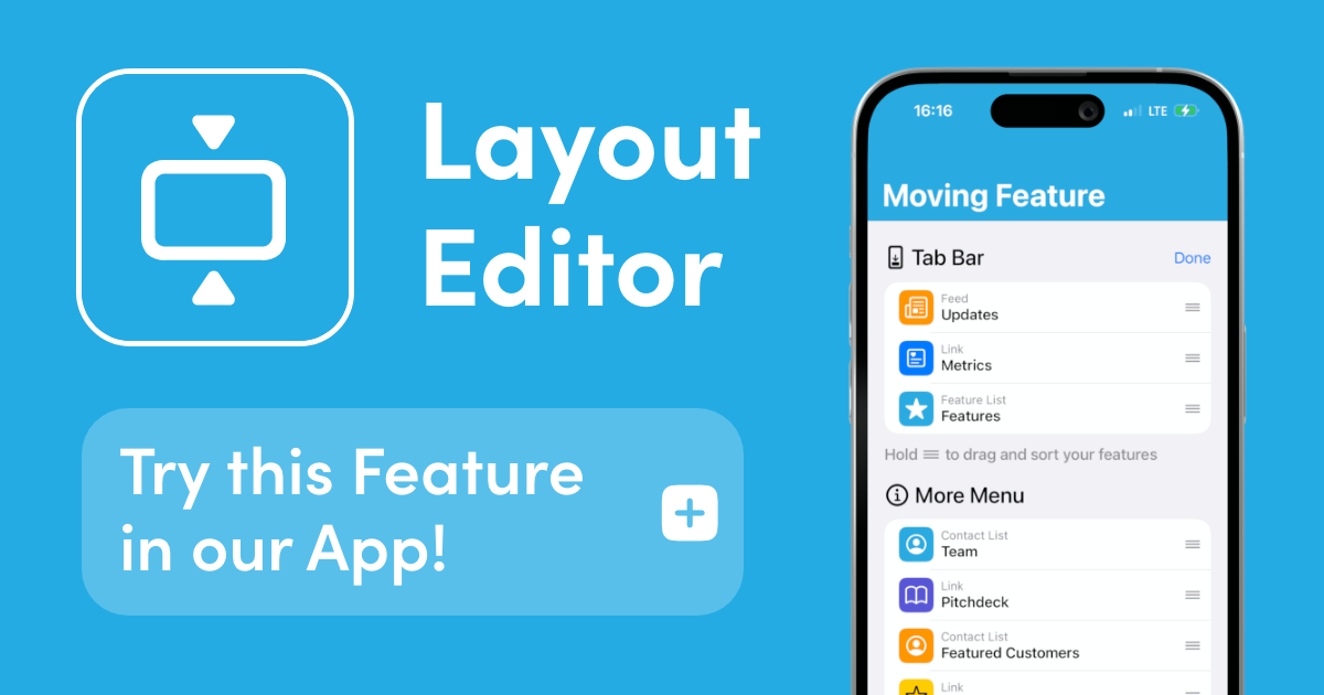 Screenshot des Layout-Editors