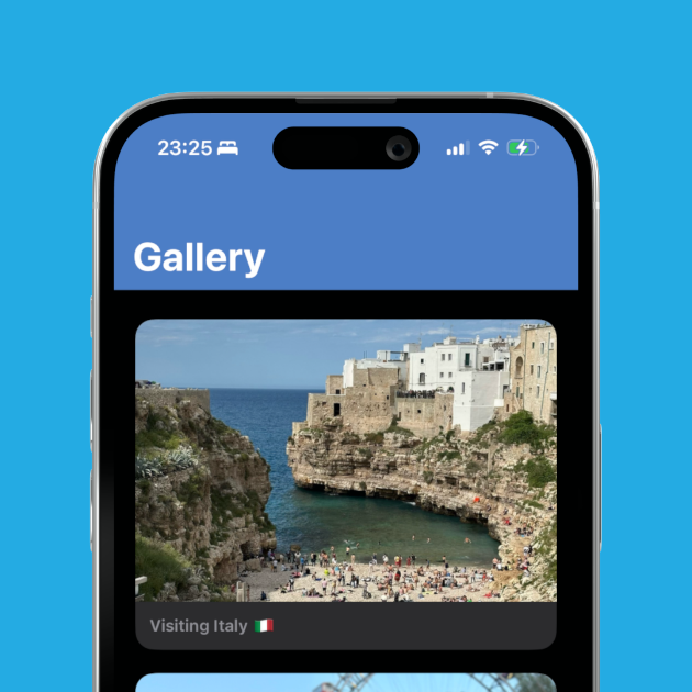 Vorgefüllte Bilder – Screenshot