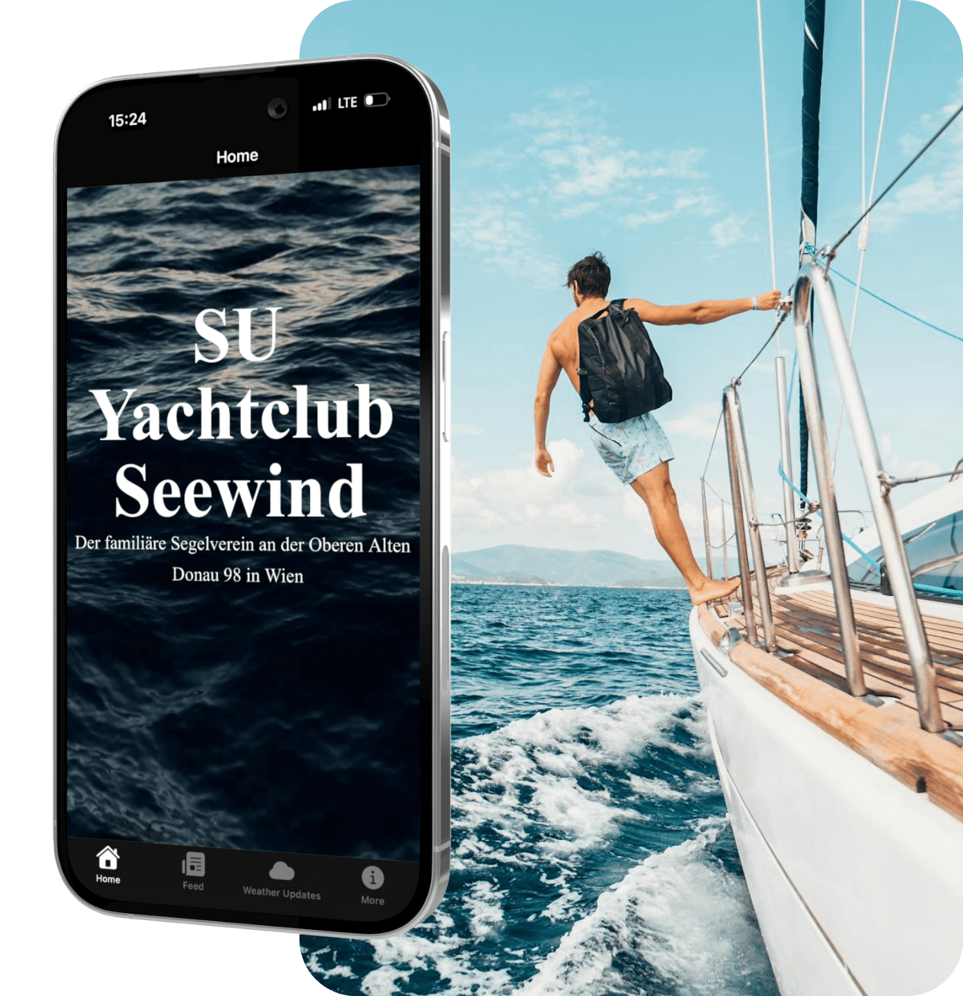 Vorschau auf die Segelclub-App